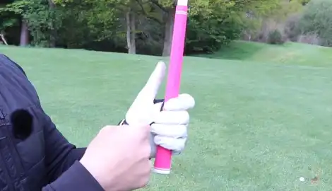 Standard golf grip