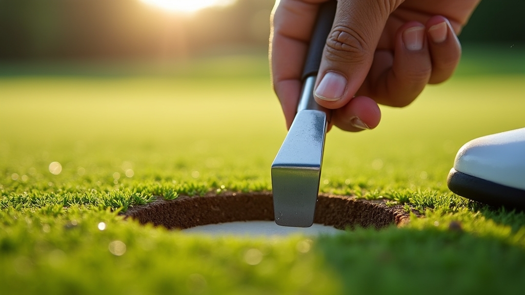 Using a Divot Repair Tool Correctly