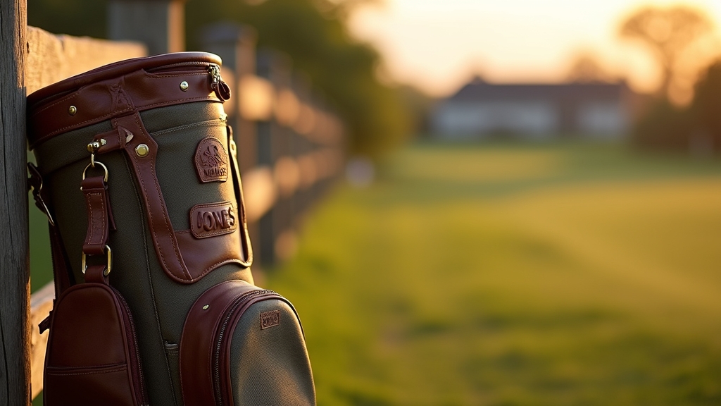 heritage inspired stylish golf bag