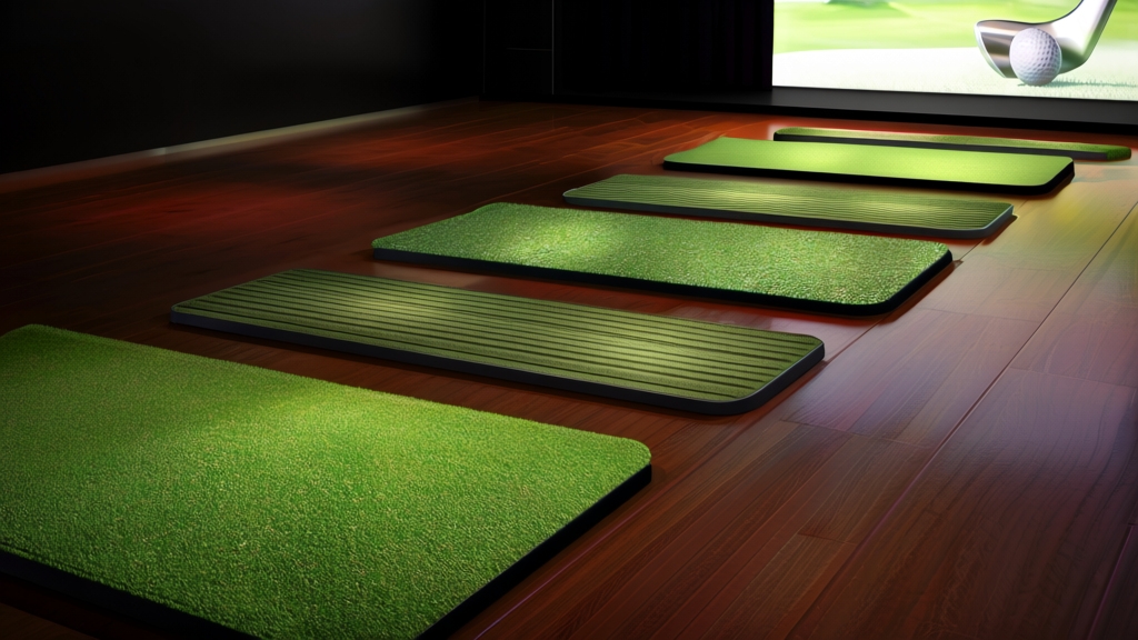 top indoor golf simulator mats