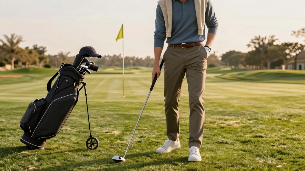 neat flexible collared golfwear