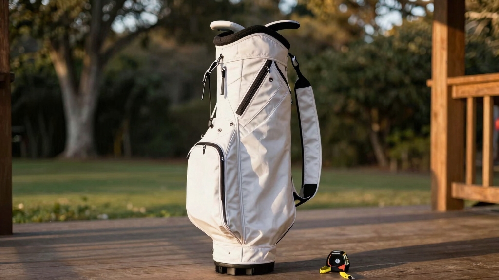 typical empty golf bag heights
