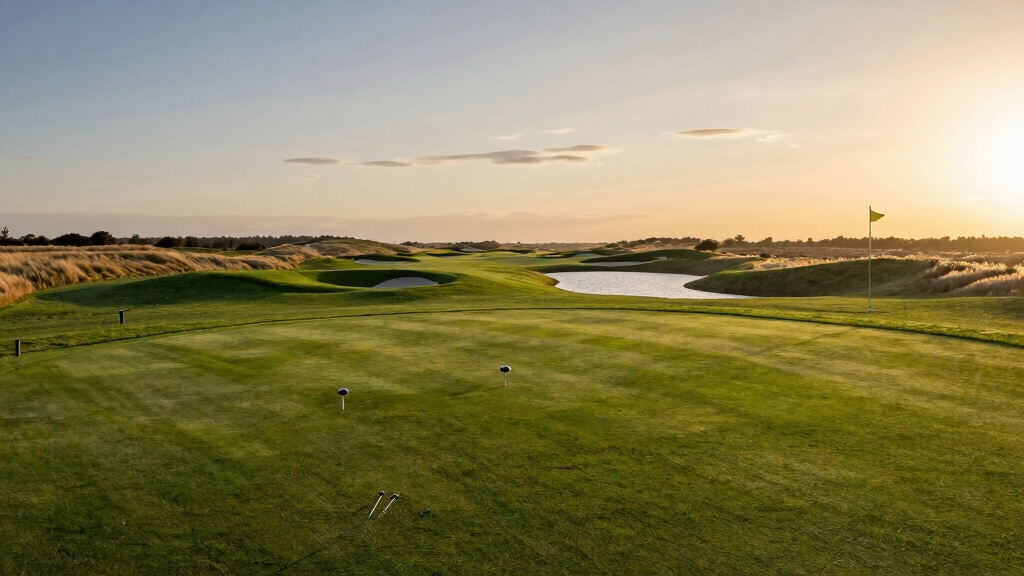 extremely long strategic golf hole