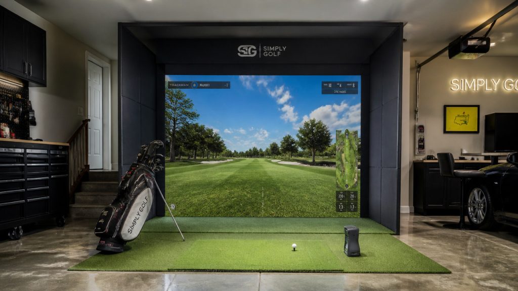 best garage golf simulator
