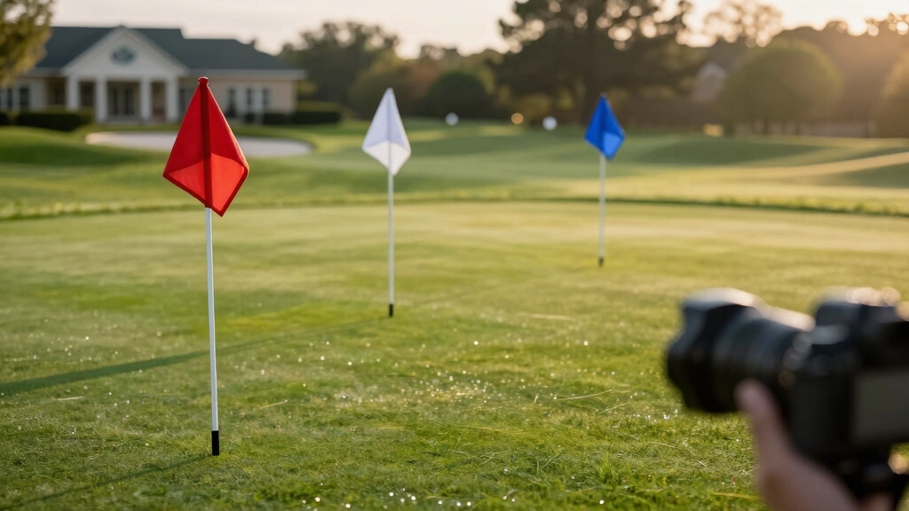 flag colors indicate pin placement