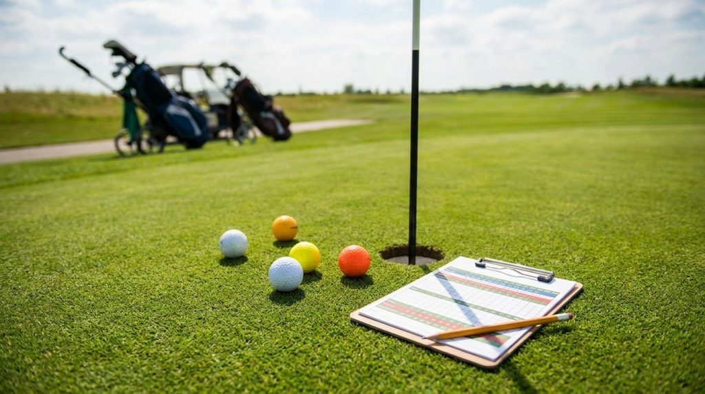 how do you play scramble golf