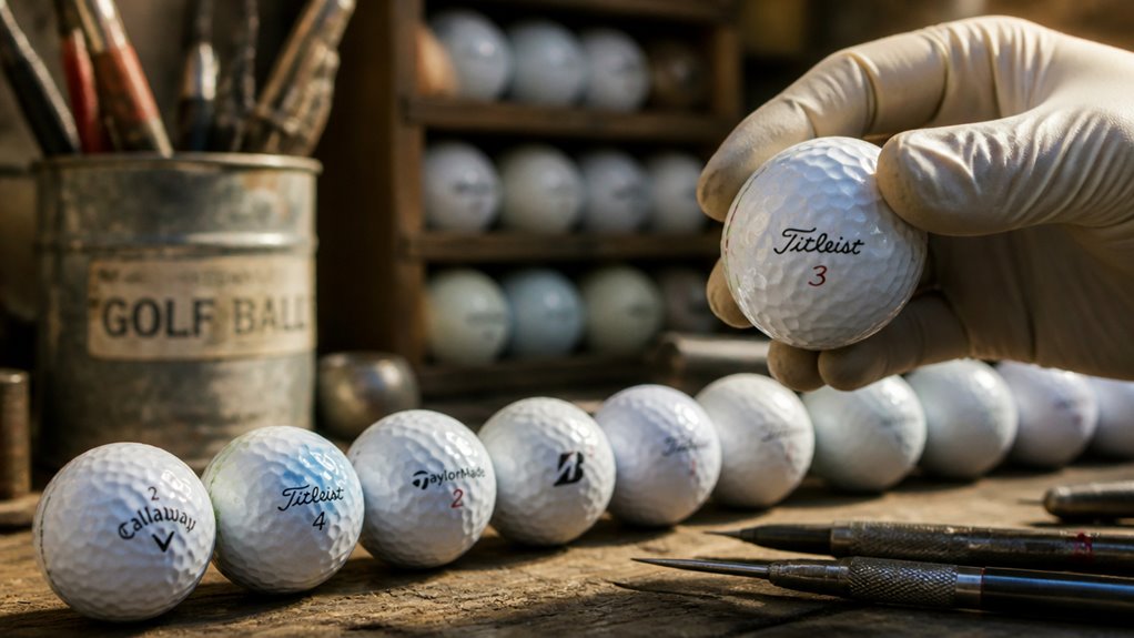 used golf ball restored to play