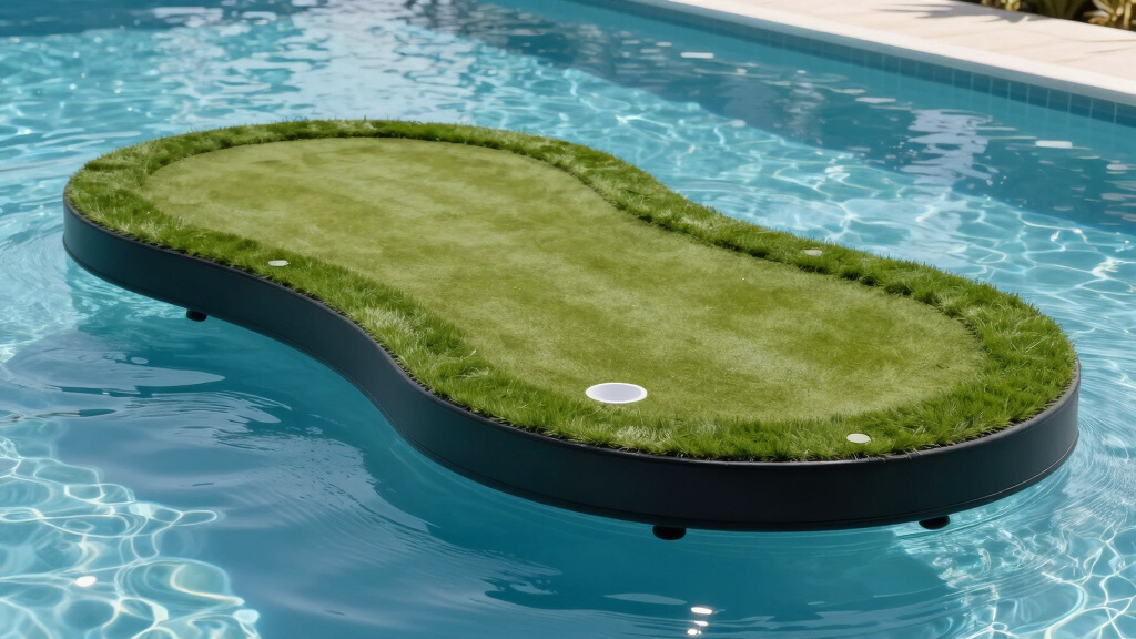 What Should You Look for in the Best Floating Golf Green for Your Pool?