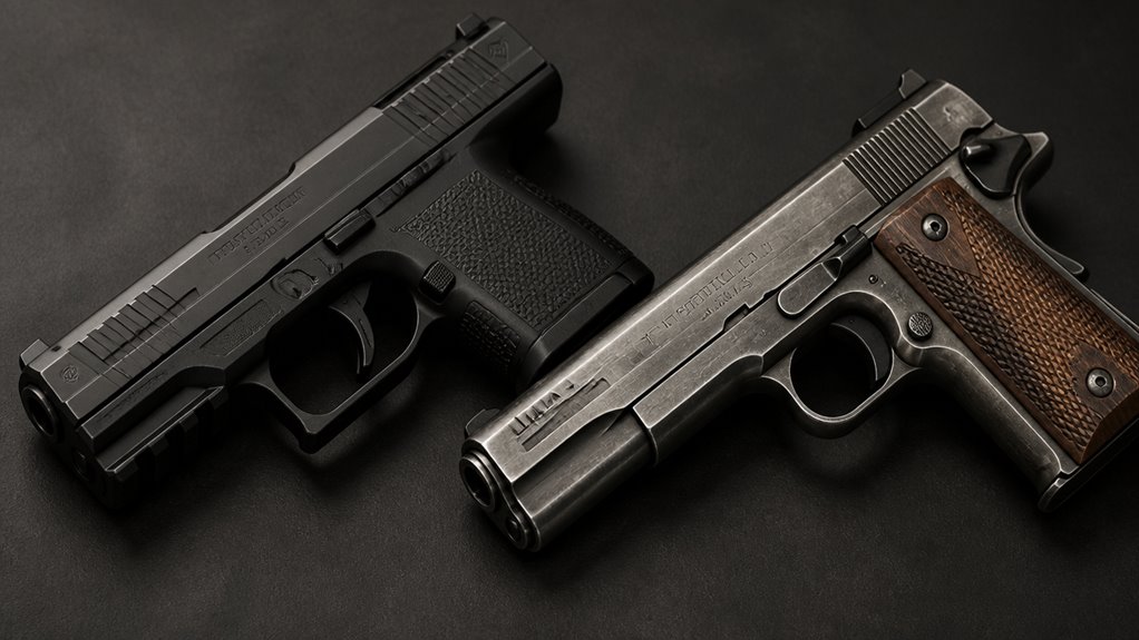 comparison between pistol models